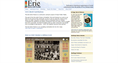 Desktop Screenshot of eriehalloffame.com